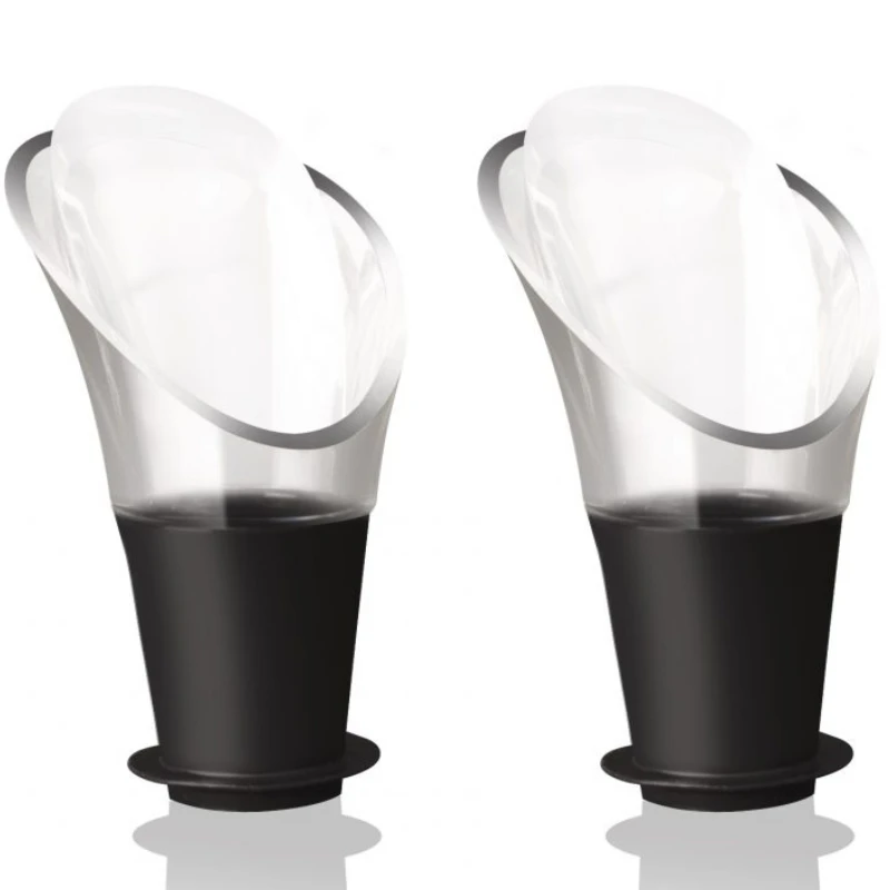 Vacu Vin Weinausgießer Crystal – 2 Stück V1854060 by Vacu Vin color Svart