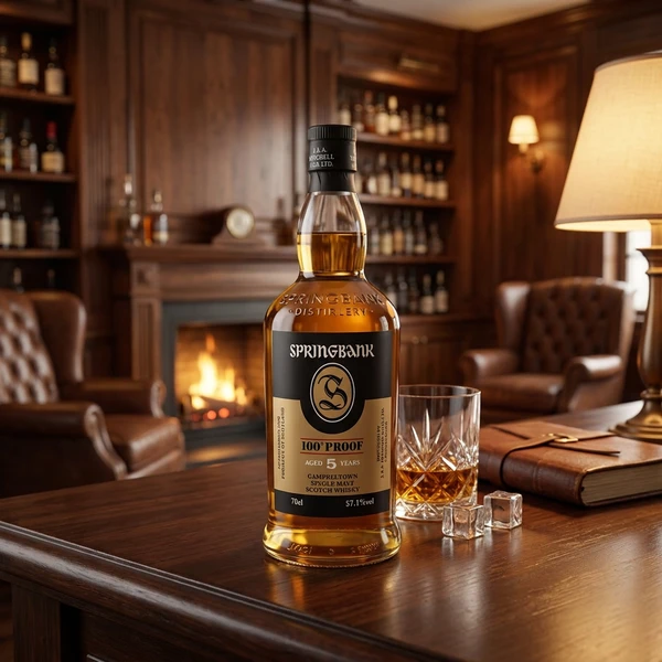 Springbank 5 YO 100 Proof Campbeltown Single Malt FL 70 50130290 by SPRINGBANK color Svart