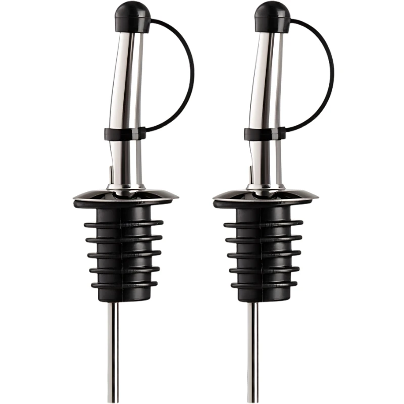 Vacu-vin Ausgießer mit Kappe 2 Stück V18584606 by Vacu Vin color Svart
