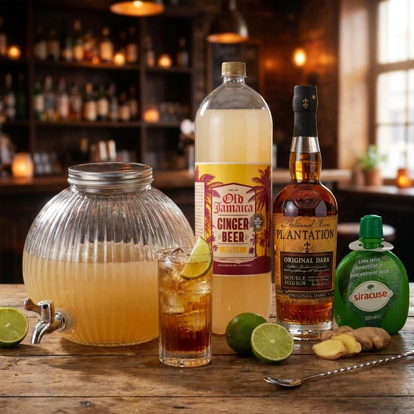 Dark N Stormy Getränkespender – Cocktail-Set Bundle108 by Bundle color Svart