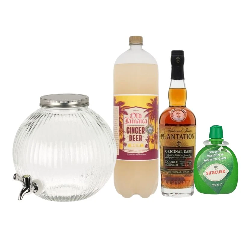 Dark N Stormy Getränkespender – Cocktail-Set Bundle108 by Bundle color Svart