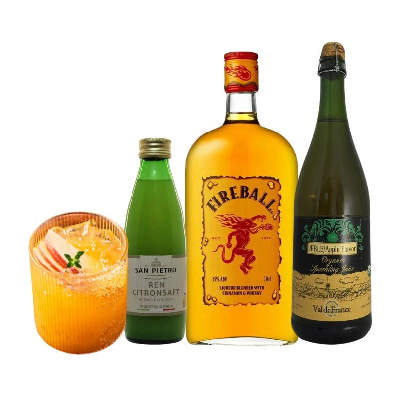 Apple Pie Cocktail – Cocktail-Set Bundle117 by Bundle color Svart