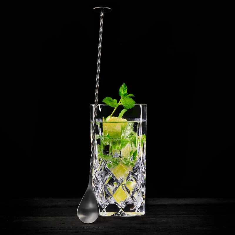 Lurch Barlöffel mit Stößel, 29 cm LU240783 by LURch color Svart