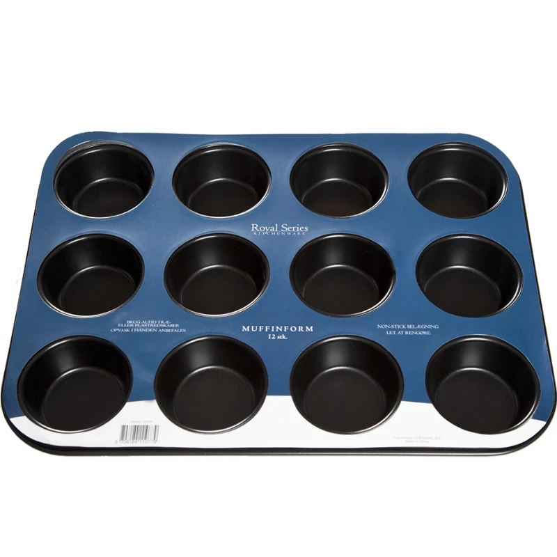 Royal Series Muffinbackform aus Aluminium – Grau 11077AG by Royal Series color Grijs