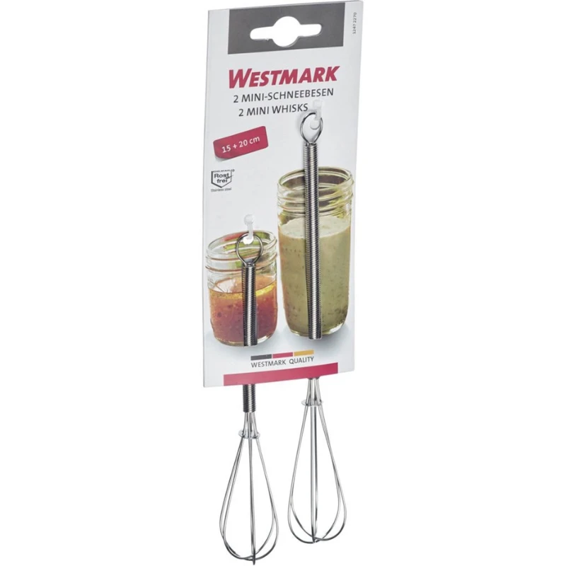 Westmark Mini-Schneebesen 2er-Set 12472270AG by Royal Series color Svart