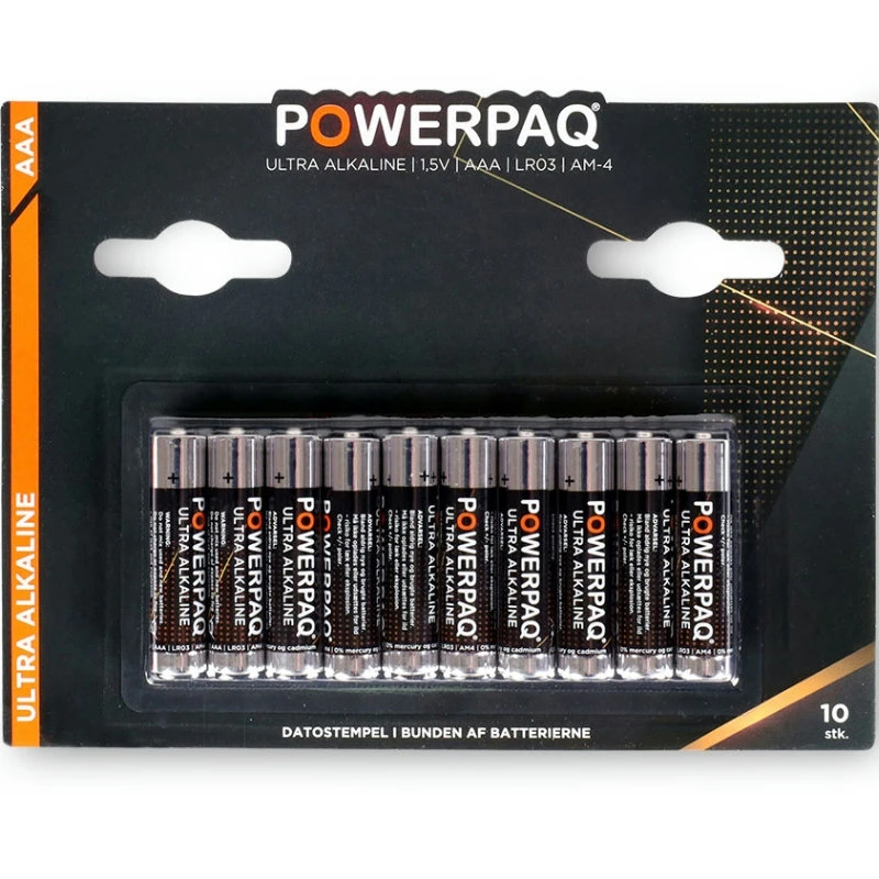 PowerPaq Ultra Alkaline AAA Batterien 12928AG by PowerPaq color Svart/guld