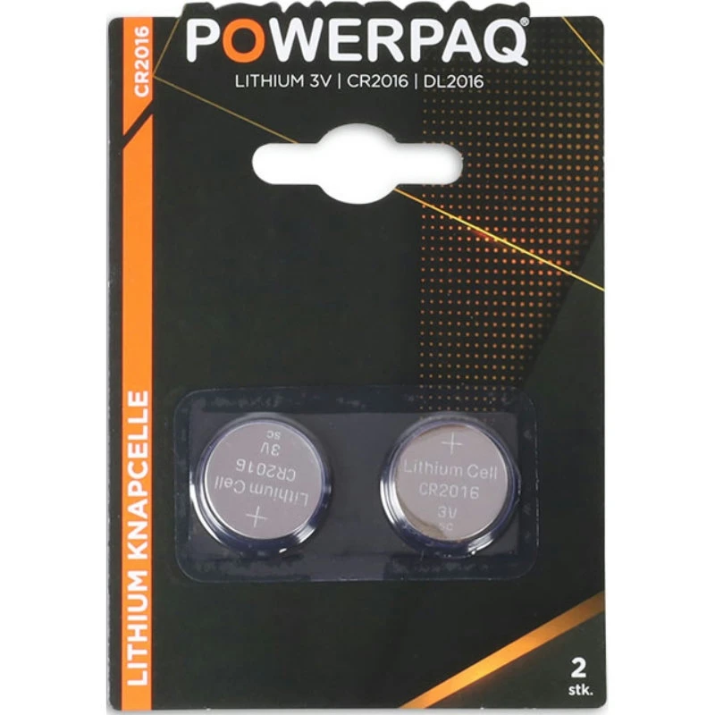 PowerPaq Lithium CR2016 Batterien 12935AG by PowerPaq color Silver
