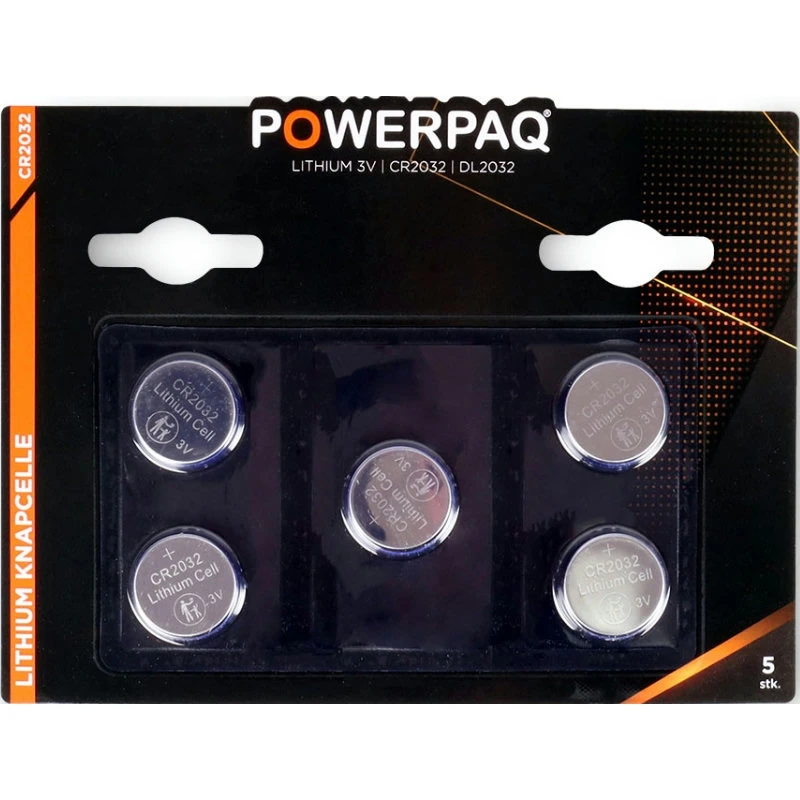 PowerPaq Lithium CR2032 Batterien 12938AG by PowerPaq color Silver