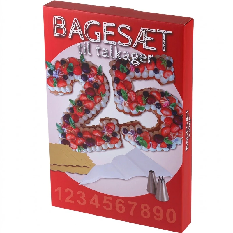 Backset für Zahlenkuchen 13519AG by Standard color Standaard