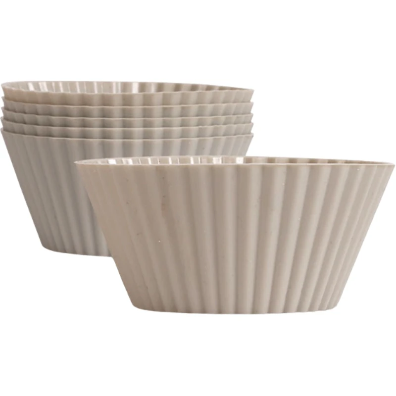 Silikonförmchen Ø7 cm – 6 Stück 13722AG by Airfryer color Beige/Natuur