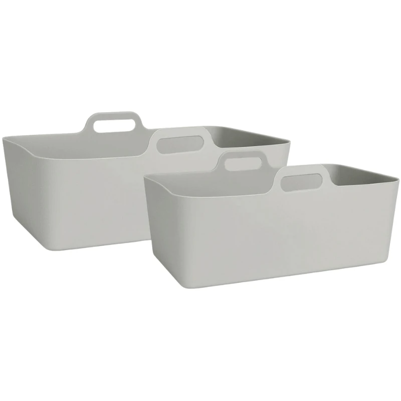 Silikonformen | 2er-Set | 14×19 cm und 14 x 22 cm 14104AG by Airfryer color Grijs