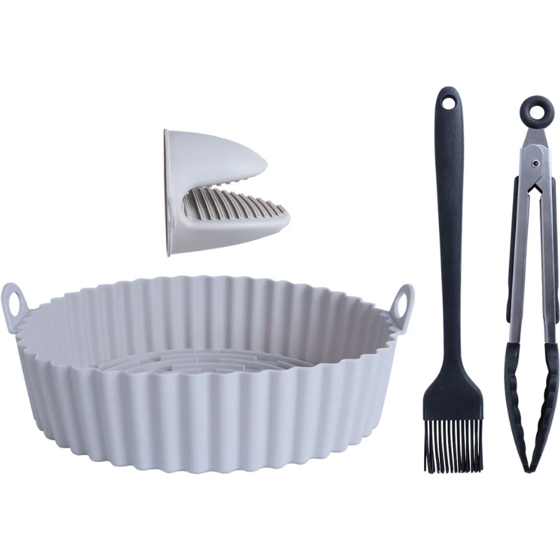 Airfryer-Zubehör-Set – 4-teilig 14364AG by Airfryer color Grå/Svart