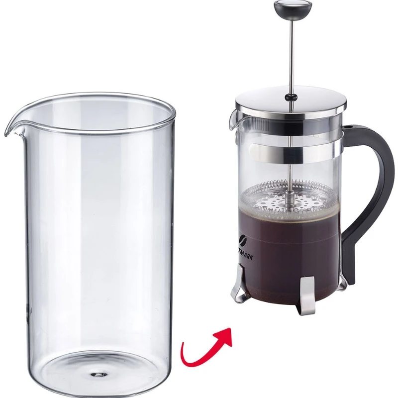 Ersatzglas für Kaffeebereiter | Brasilia | Westmark 24732260AG by Royal Series color Svart