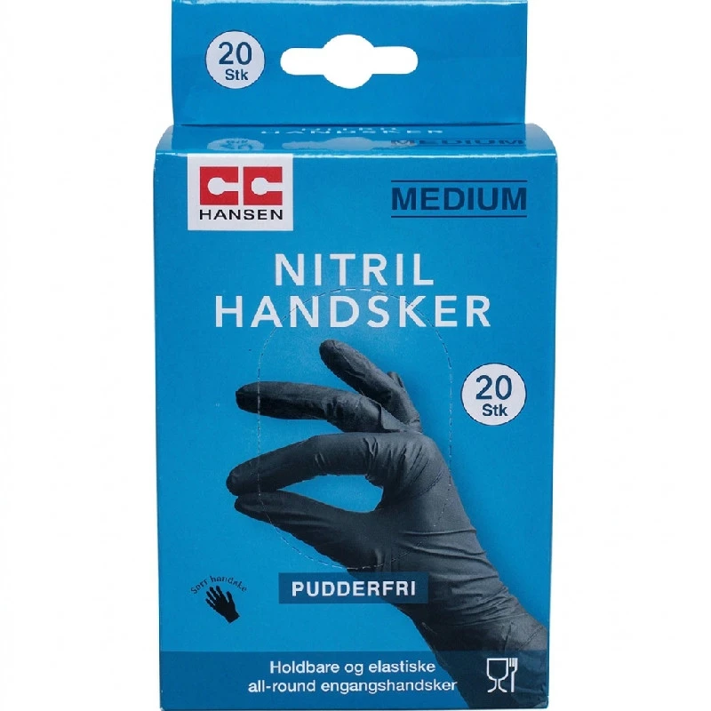 Nitrilhandschuhe Medium 20 Stk. CC Hansen 4774AG by CC Hansen color Svart