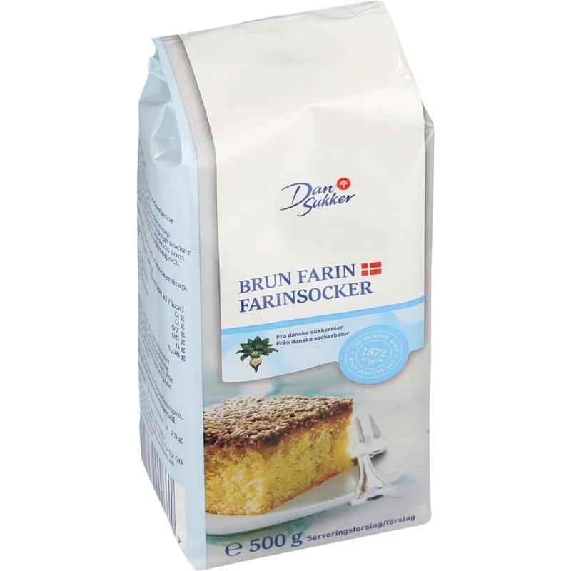 Brun Farin 500g 21580 by DANSUKKER color Svart