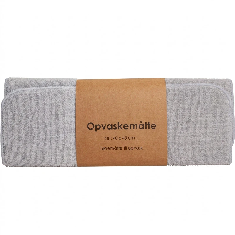 Mikrofaser-Abtropfmatte 40x45 cm - Grau 4001AG by Diverse color Assorterad