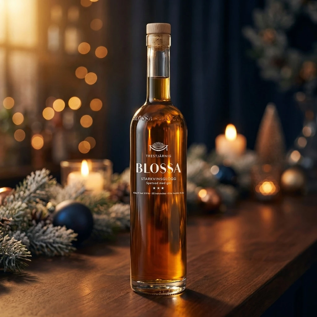 Blossa Glögg Premium Gin 75 cl 40157 by BLOSSA color Svart