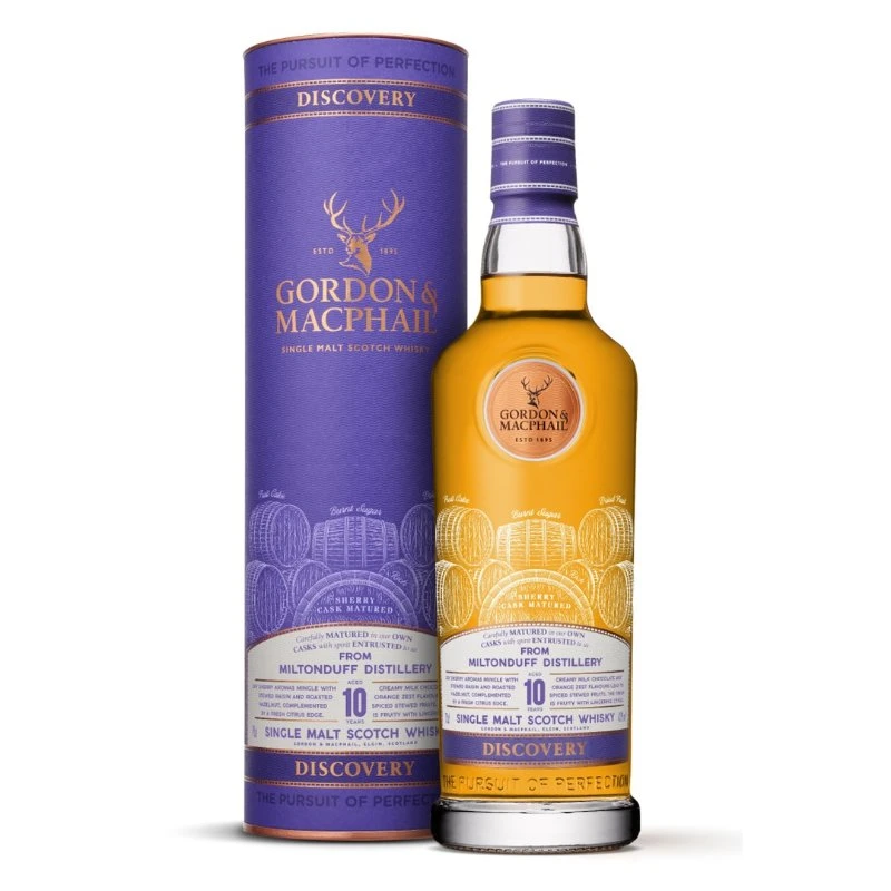 Gordon & Macphail Miltonduff 10 YO Speyside Discovery Range 50072321 by Gordon & Macphail color Svart