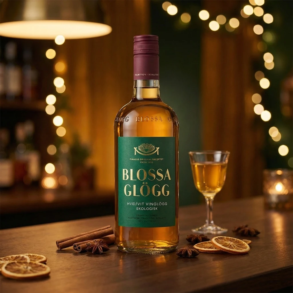 Blossa Bio Glögg Weiß 10% 75 cl 40158 by BLOSSA color Svart