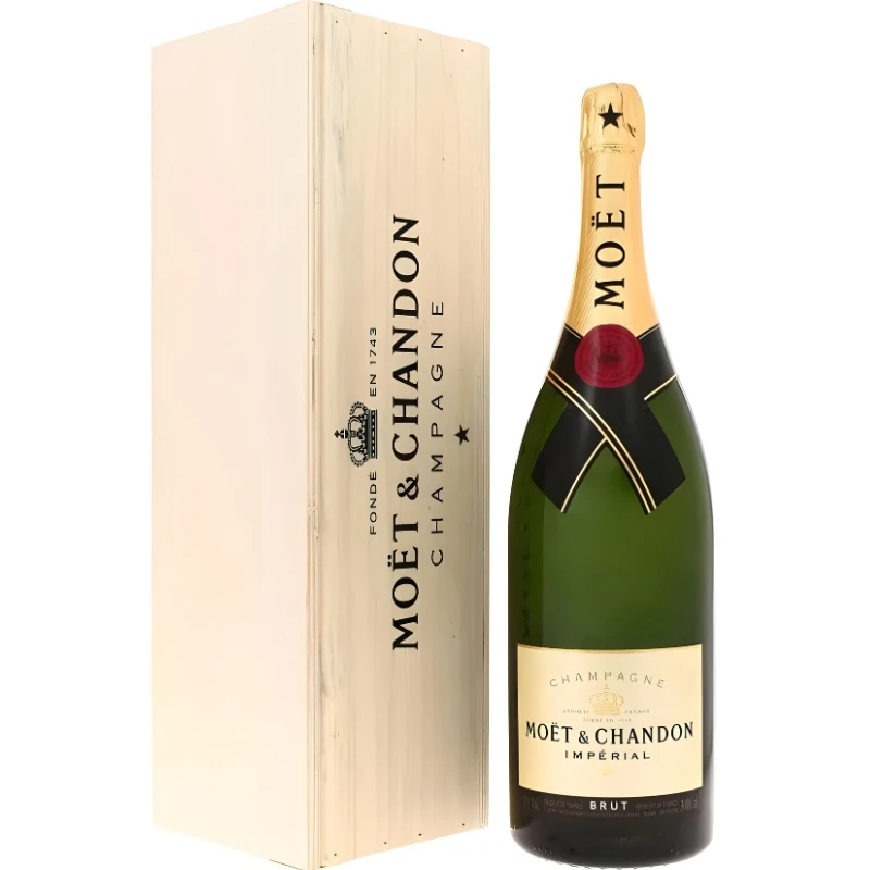 Moët & Chandon Impérial Jeroboam in Holzkiste 300 cl 1107383 by Moët & Chandon color Svart