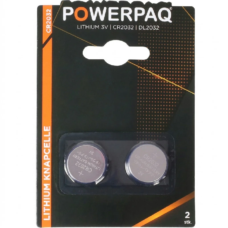 Lithium-Batterien CR2032 2 Stk. | PowerPaq 12937AG by PowerPaq color Silver