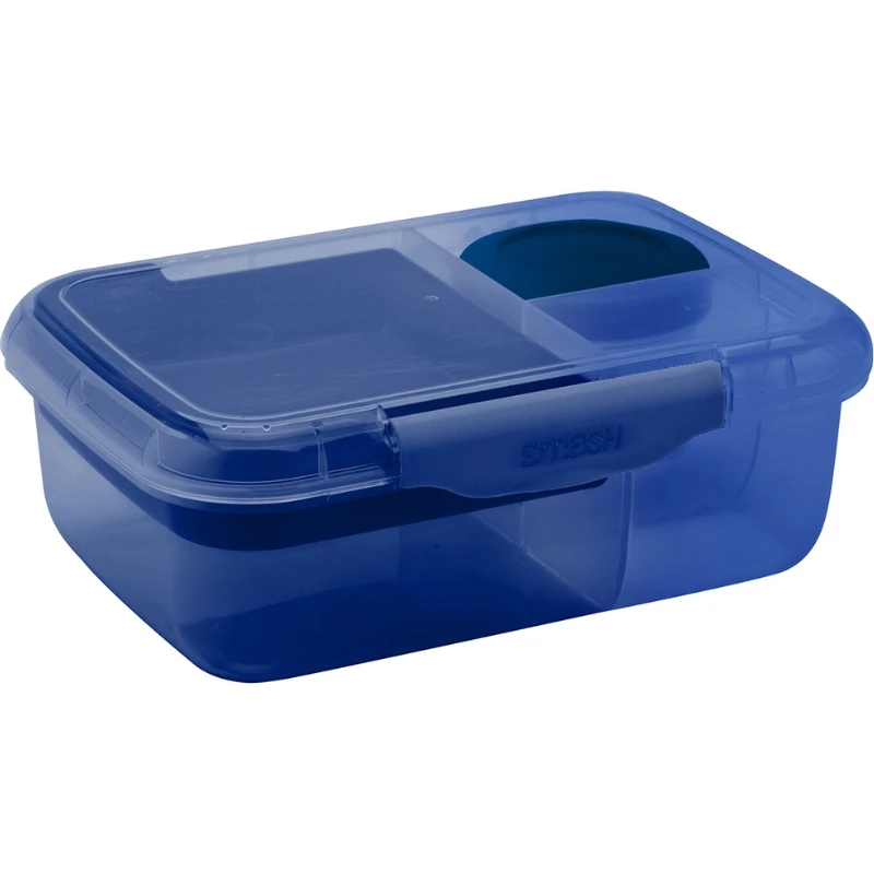 SMASH Lunchbox mit Fächern und Snackbox | 1,6 l | Navy 14674AG by SMASH color Assorterad