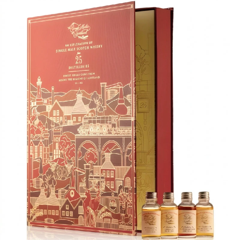 Single Malts of Scotland Kalender 25 x 3 cl Exklusive Whiskys 50340701 by Single Malts of Scot color Svart