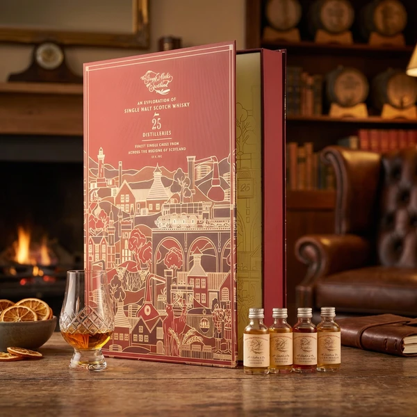 Single Malts of Scotland Kalender 25 x 3 cl Exklusive Whiskys 50340701 by Single Malts of Scot color Svart