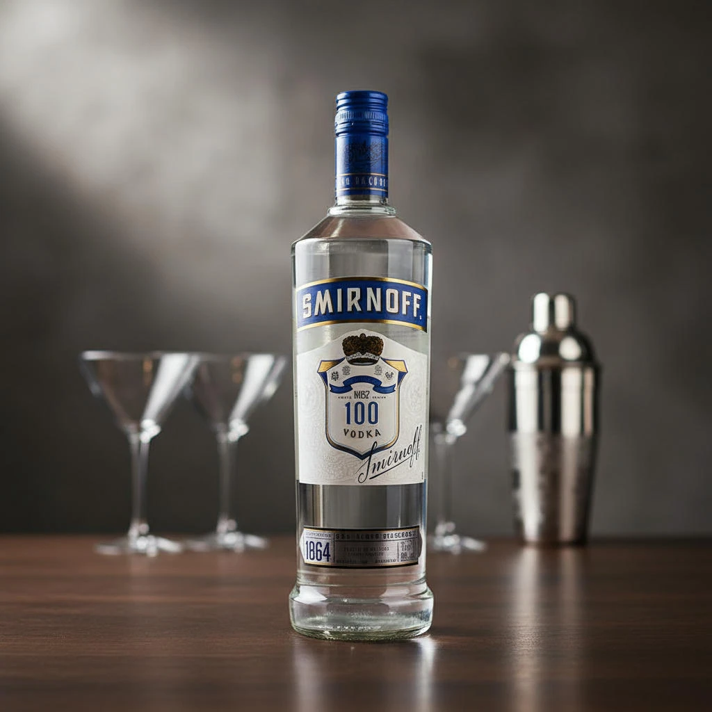 Smirnoff Vodka Blue 50% 100 cl 52174 by SMIRNOFF color Svart