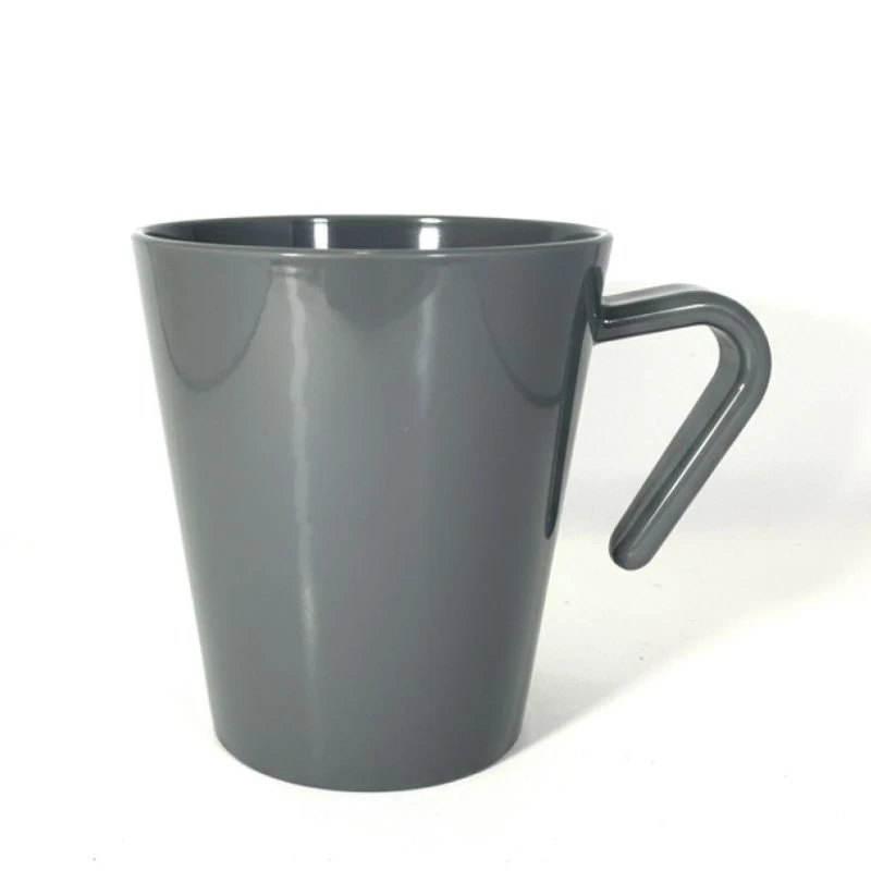 Kaffeebecher Stapelbar 30 cl Dunkelgrau PP-Kunststoff BPA-frei 8538-DARK GREY by GraMonty color Svart