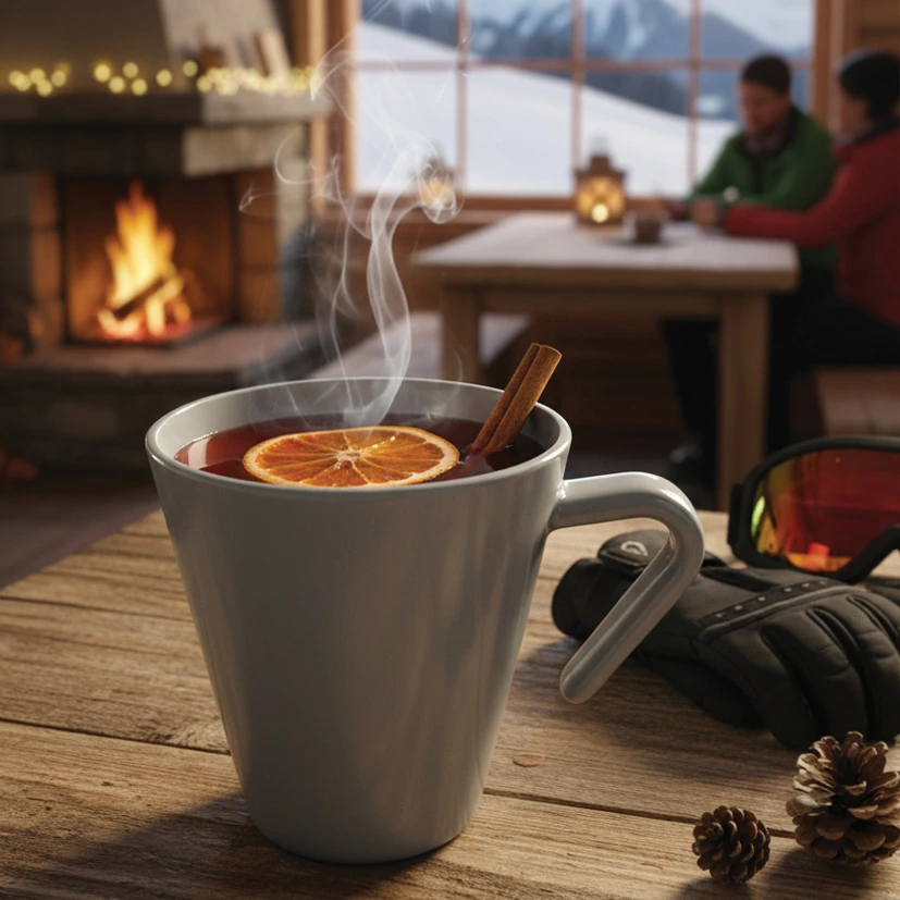 Kaffeebecher Stapelbar 30 cl Grau PP-Kunststoff BPA-frei 8538-GREY by GraMonty color Svart