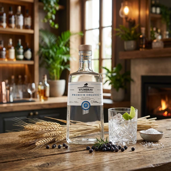 Stumbras Premium Organic Vodka FL 70 52075 by STUMBRAS color Svart