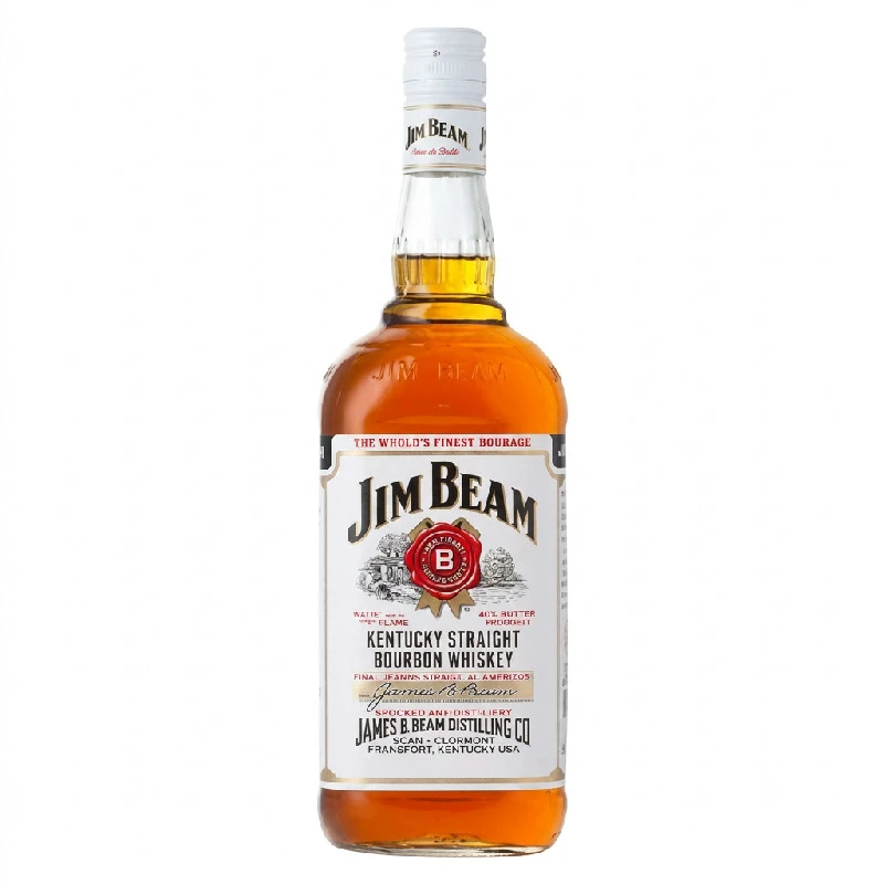 Jim Beam White Label Bourbon* FL 100 58080 by JIMBEAM color Svart