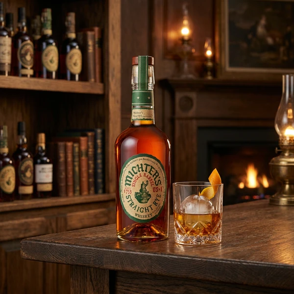 Michter's Single Barrel Straight Rye Whiskey 700 ml 58087 by Michter's color Svart