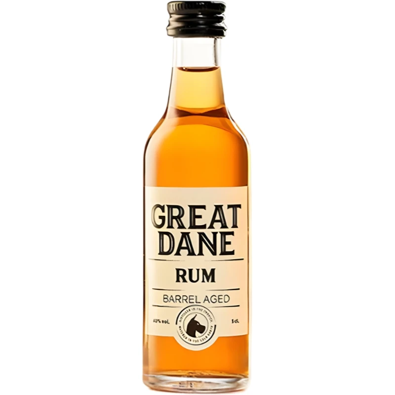 Great Dane Barrel Aged Rum FL 5 70 cl 54506 by GREATDANE color Svart