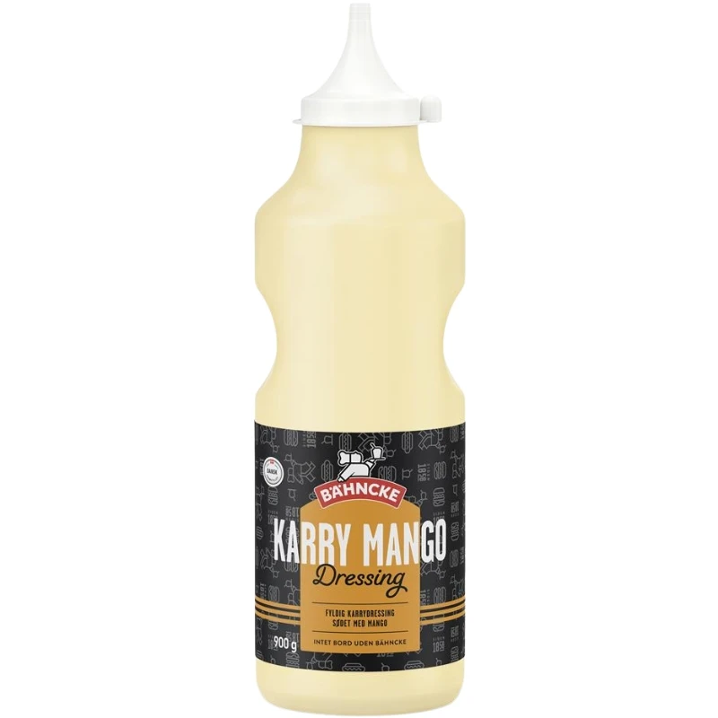 Bähncke Curry-Mango-Dressing 900 g 183415 by BÄHNCKE color Svart