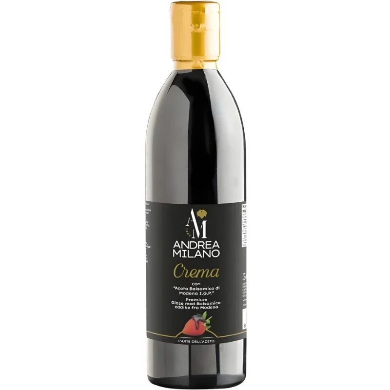 Bio Balsamico Glaze 50 cl Andrea Milano 261020 by ANDREA M color Svart