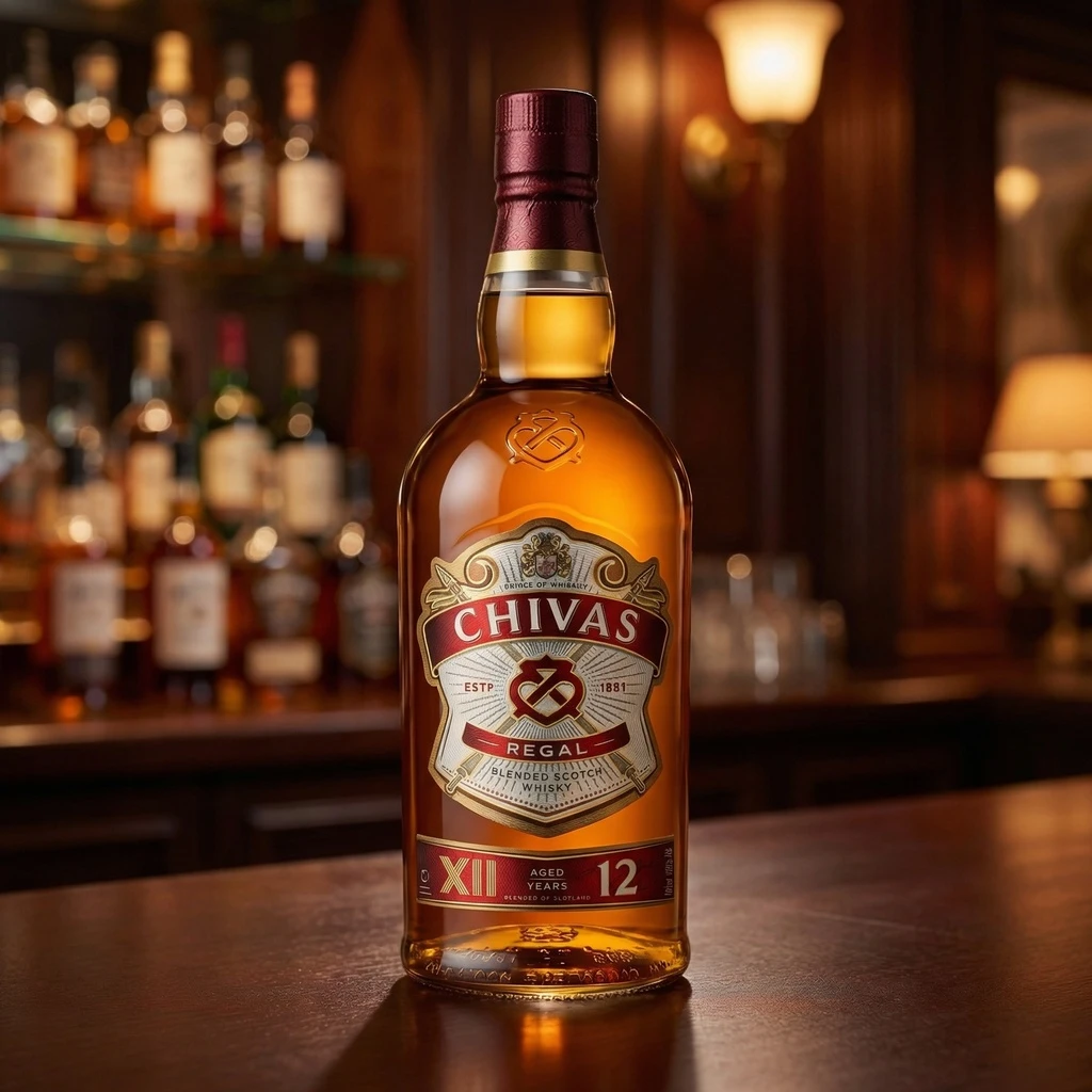 Chivas Regal 12 YO Blended Scotch Whisky 100 cl 56068 by CHIVAS color Svart