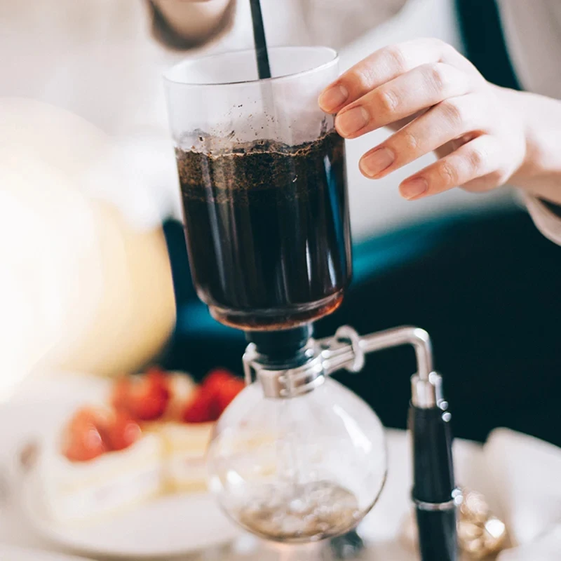 Kaffee-Syphon "Technica" - Hario 3 Tassen (360ml) TCAR-3 by Hario color Svart