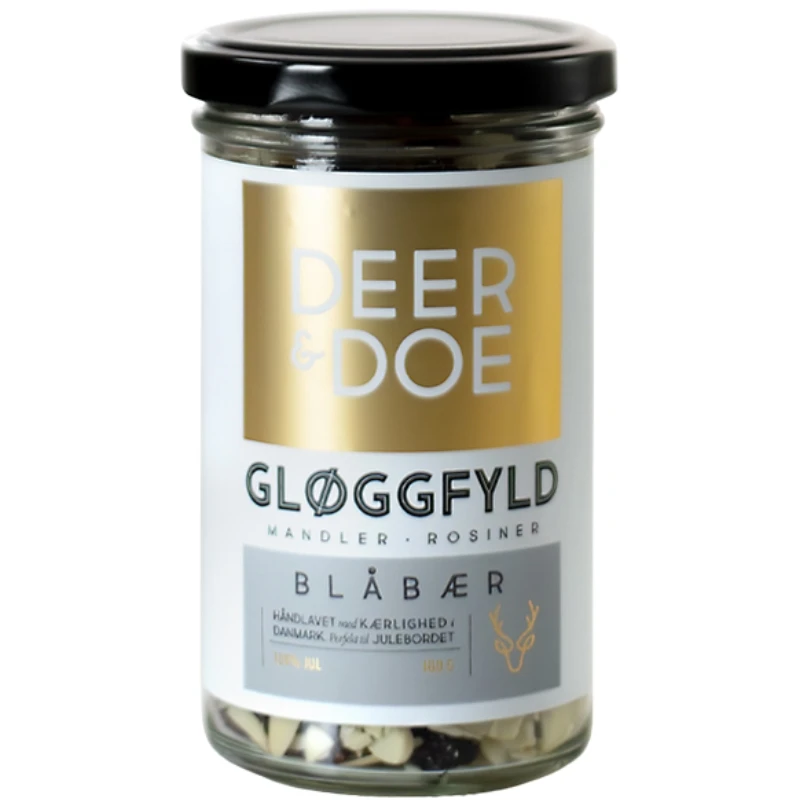 DEER&DOE Gløgg-Einlage mit Blaubeeren, Mandeln & Rosinen 100g 10662  color Svart
