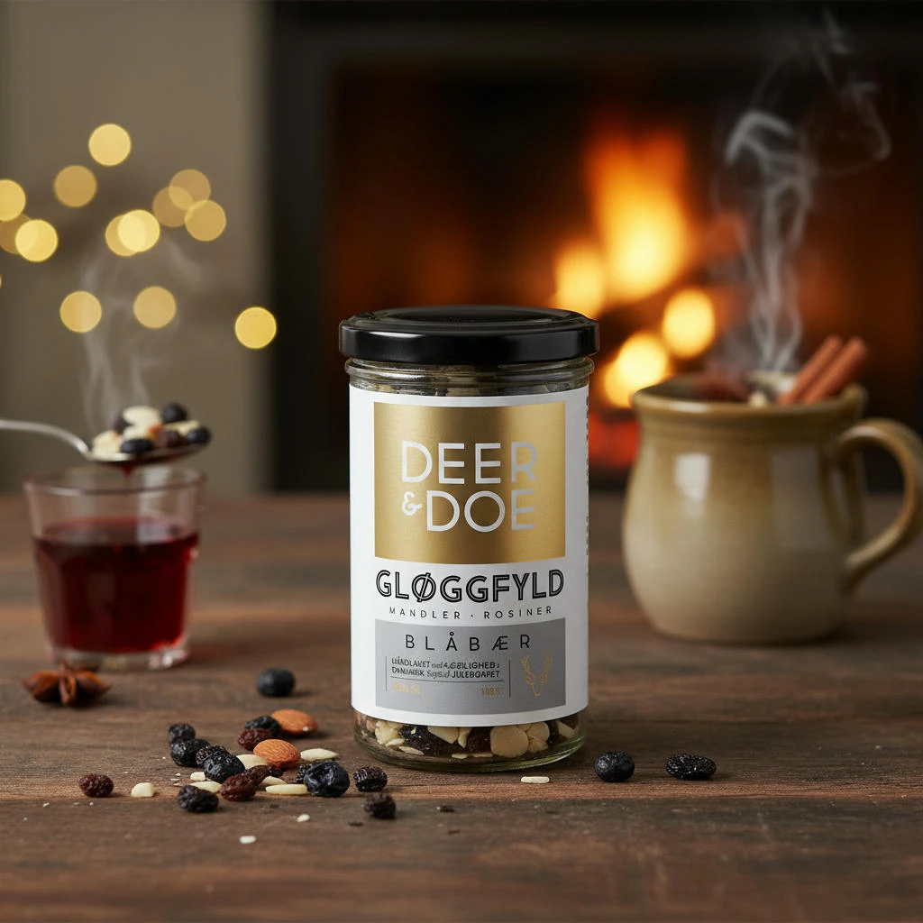 DEER&DOE Gløgg-Einlage mit Blaubeeren, Mandeln & Rosinen 100g 10662  color Svart