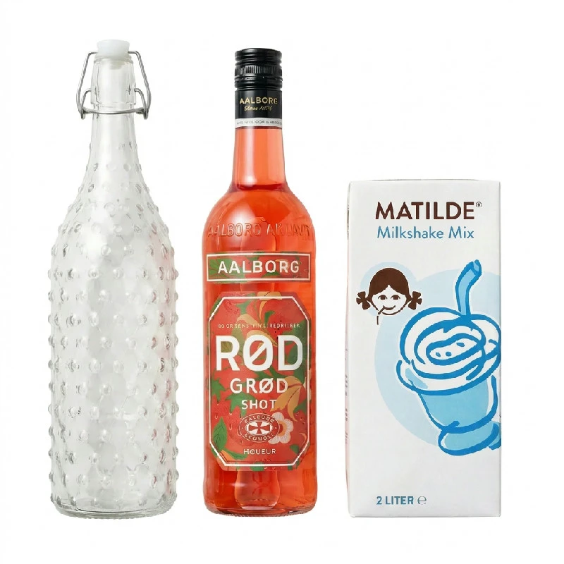Rødgrød Shot – Drink-Paket Bundle123 by Bundle color Svart