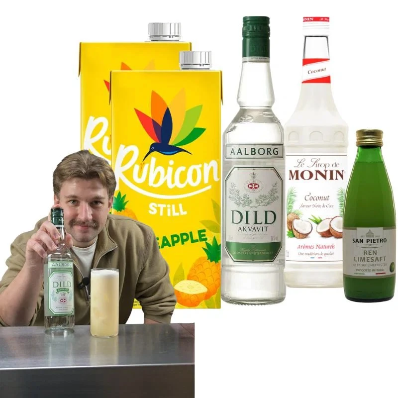 Dill Colada – Cocktail-Paket Bundle128 by Bundle color Svart