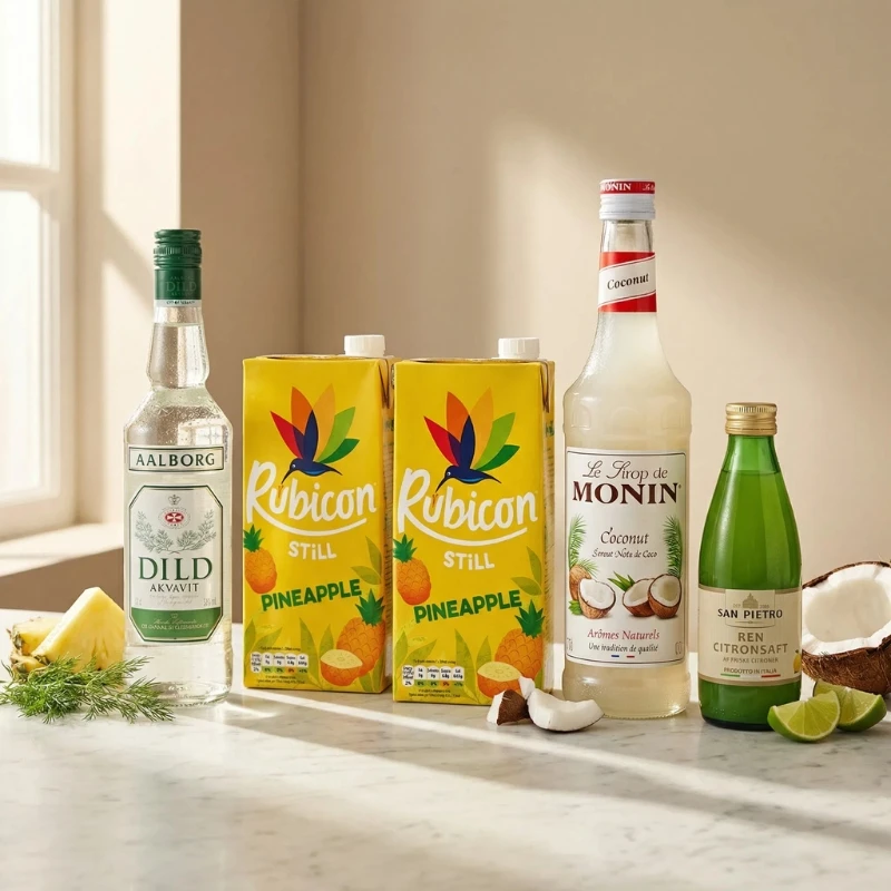 Dill Colada – Cocktail-Paket Bundle128 by Bundle color Svart