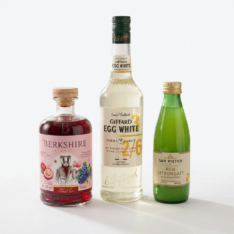Cherry Gin Sour – Cocktail-Paket Bundle129 by Bundle color Svart