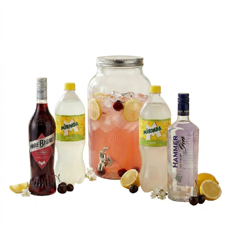 Gin-Kirsch Getränkespender – Cocktail-Set Bundle132 by Bundle color Svart