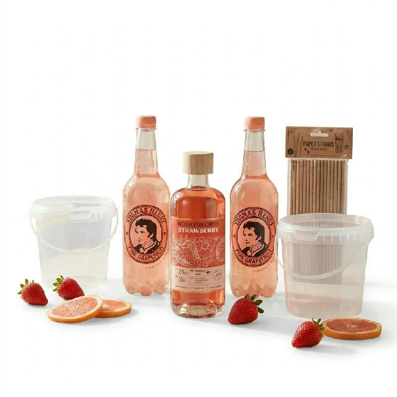 Strawberry Bucket – Cocktail-Set Bundle136 by Bundle color Svart