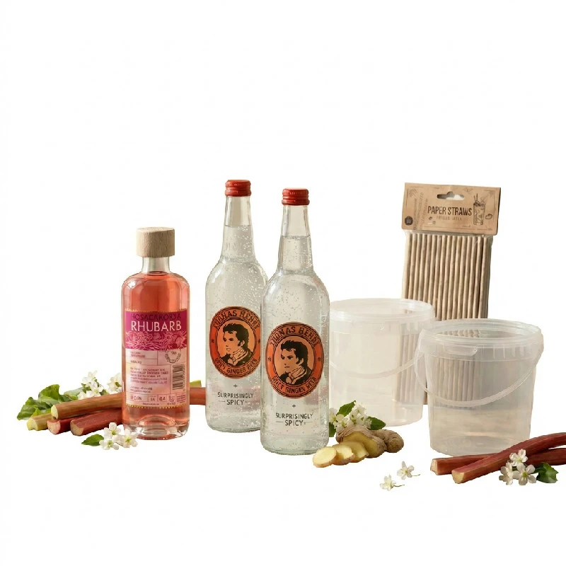 Rhubarb Ginger Bucket – Cocktail-Set Bundle138 by Bundle color Svart