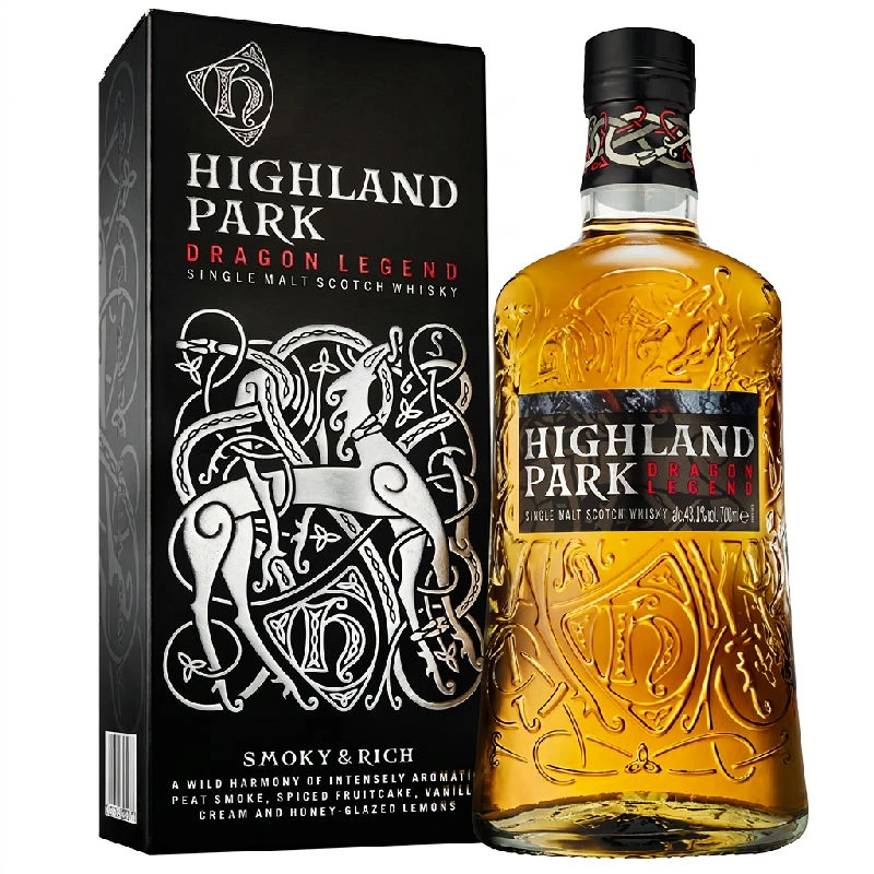 Highland Park "Dragon Legend" Single Malt Scotch FL 70 55342 by HIGHLANDPA color Svart
