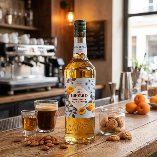 Giffard Amaretto Sirup 100 cl 17-1006984 by GIFFARD color Svart